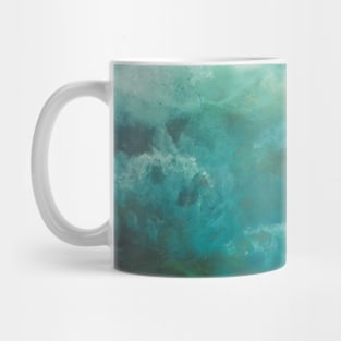 Blue Texture Art Mug